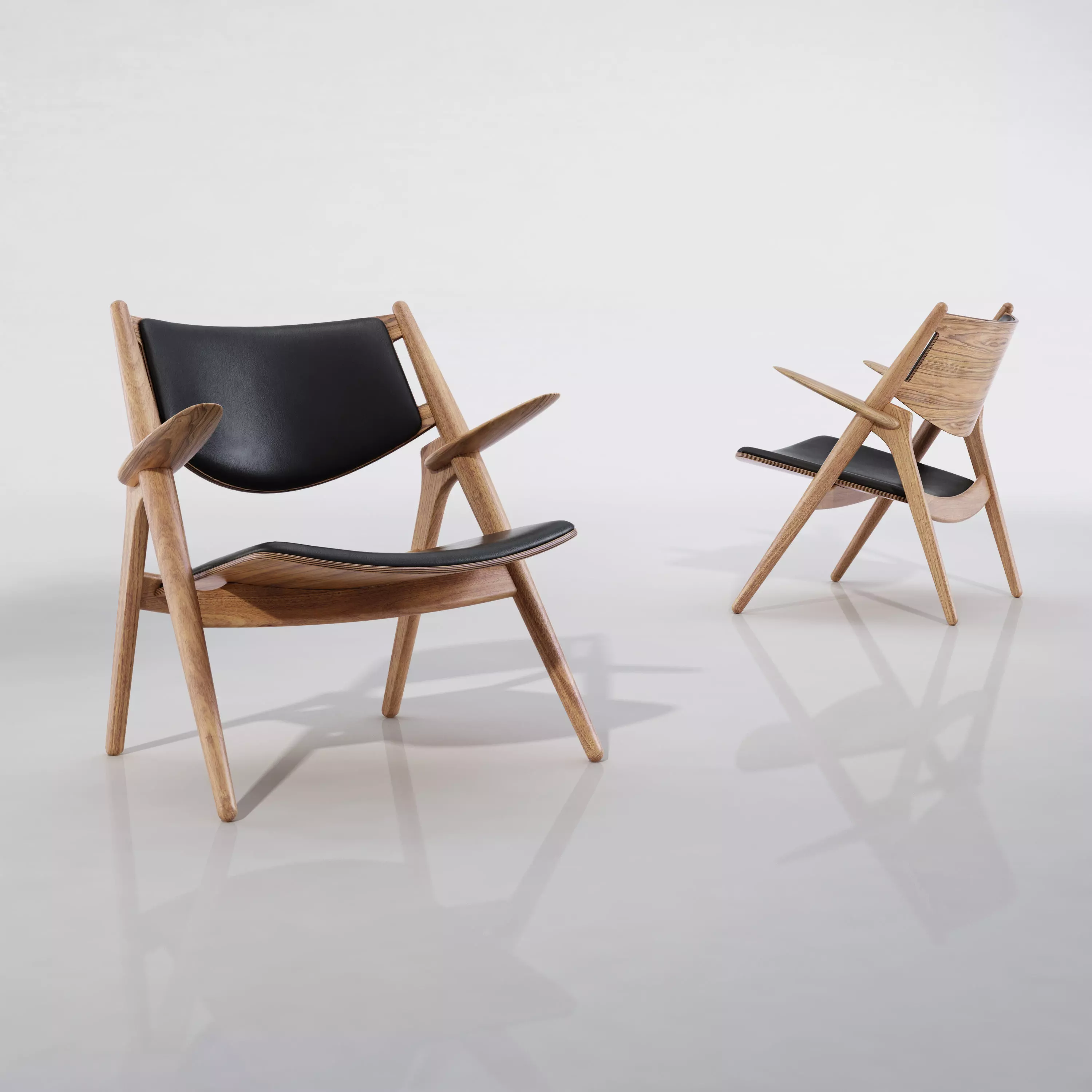 Carl Hansen CH28 3D model