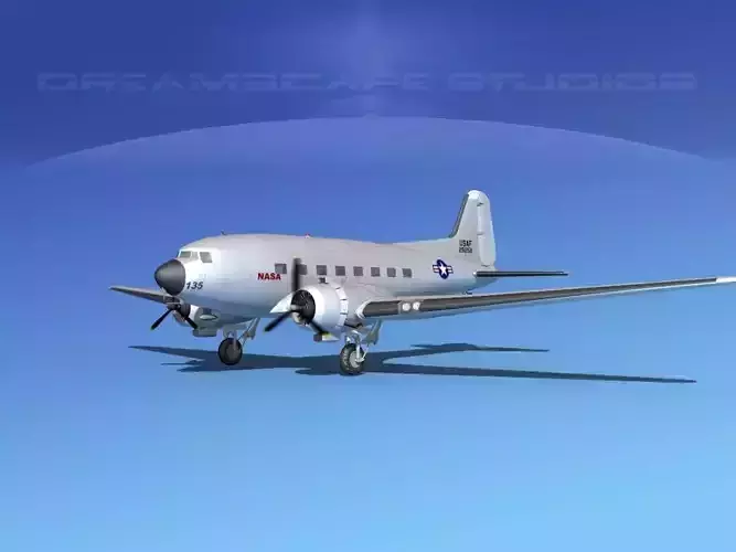 Douglas C-47 Dakota NASA V1