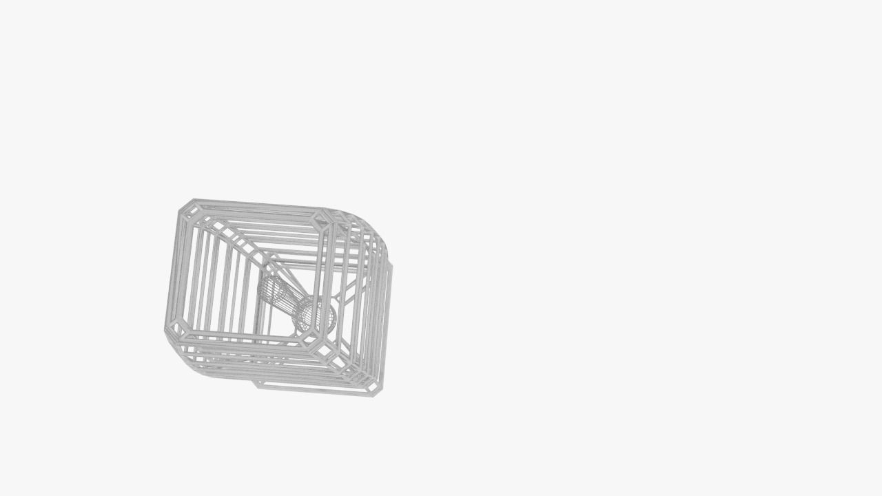 Minimalistic Table Lamp Free low-poly 3D model_5