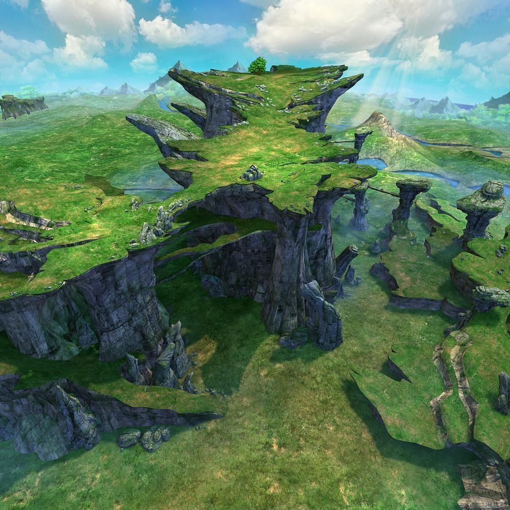 Mountain  Scene 3D model_4