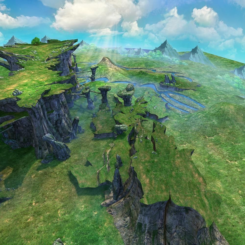 Mountain  Scene 3D model_3