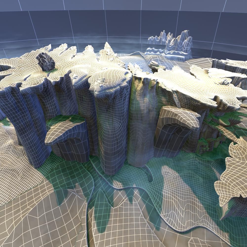 Mountain  Scene 3D model_14