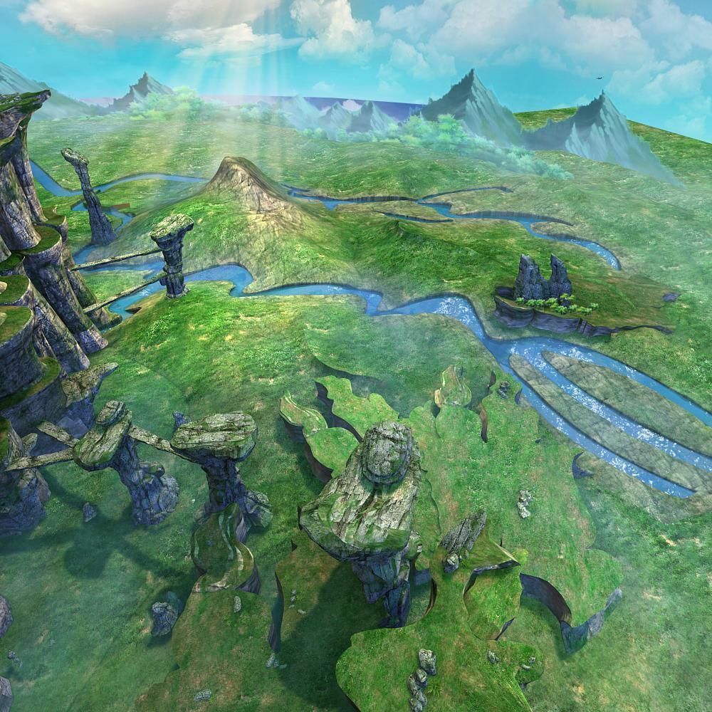 Mountain  Scene 3D model_6