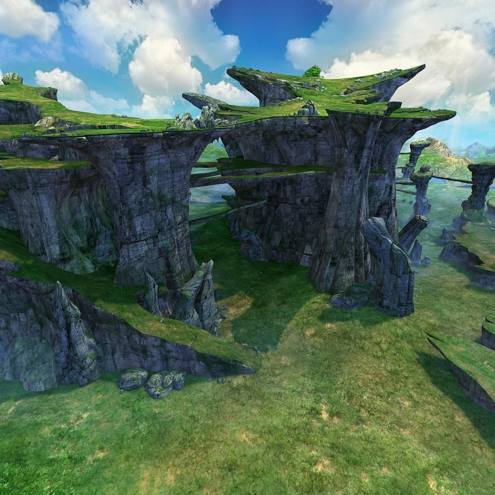 Mountain  Scene 3D model_1