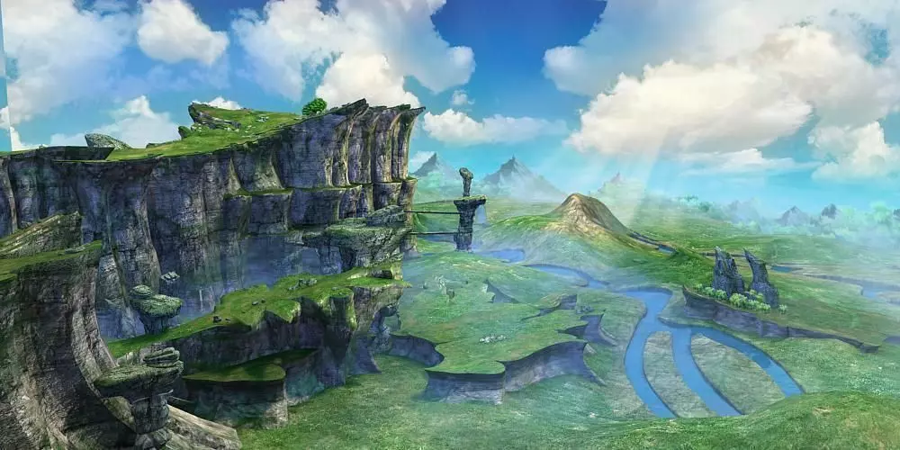 Mountain  Scene 3D model_0