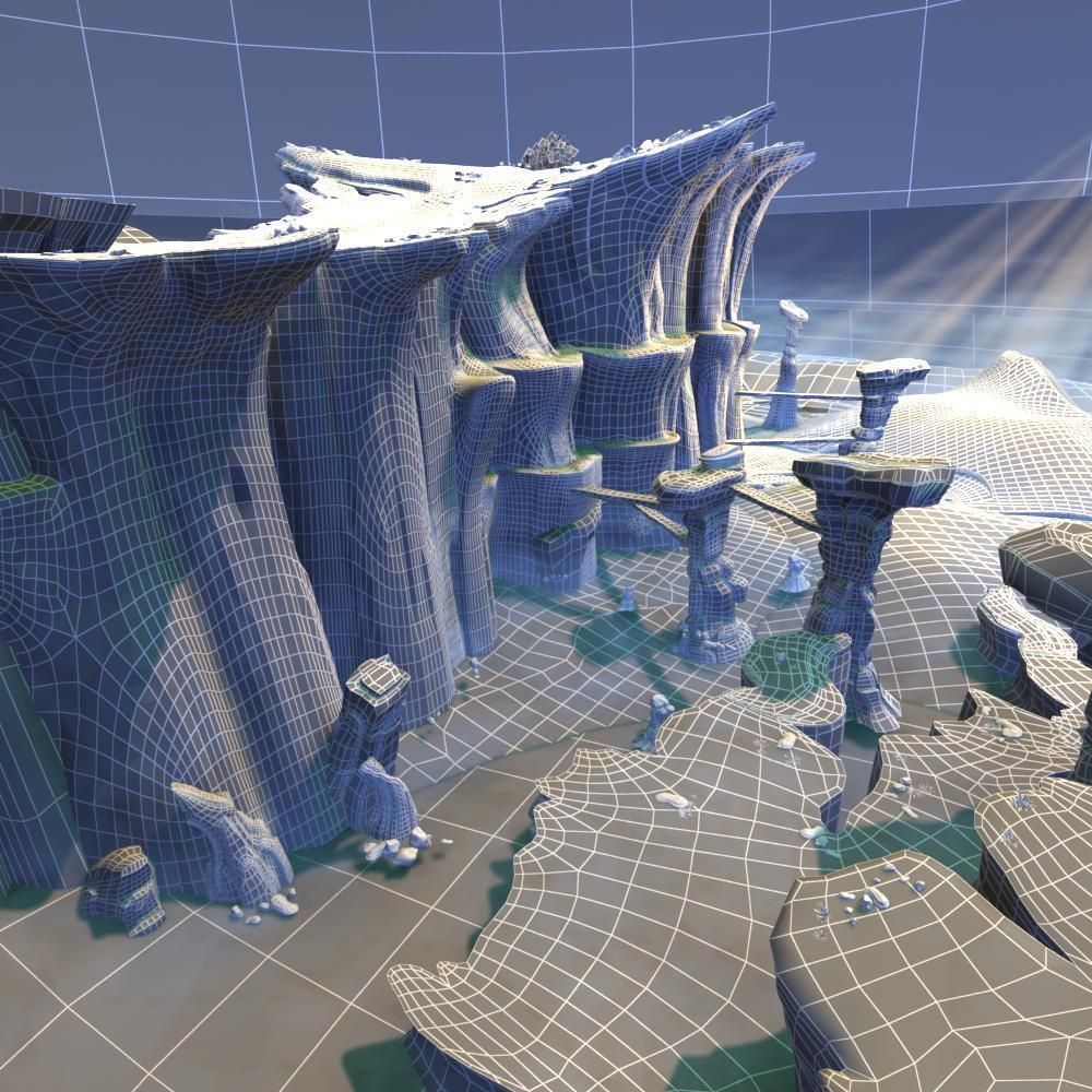 Mountain  Scene 3D model_16