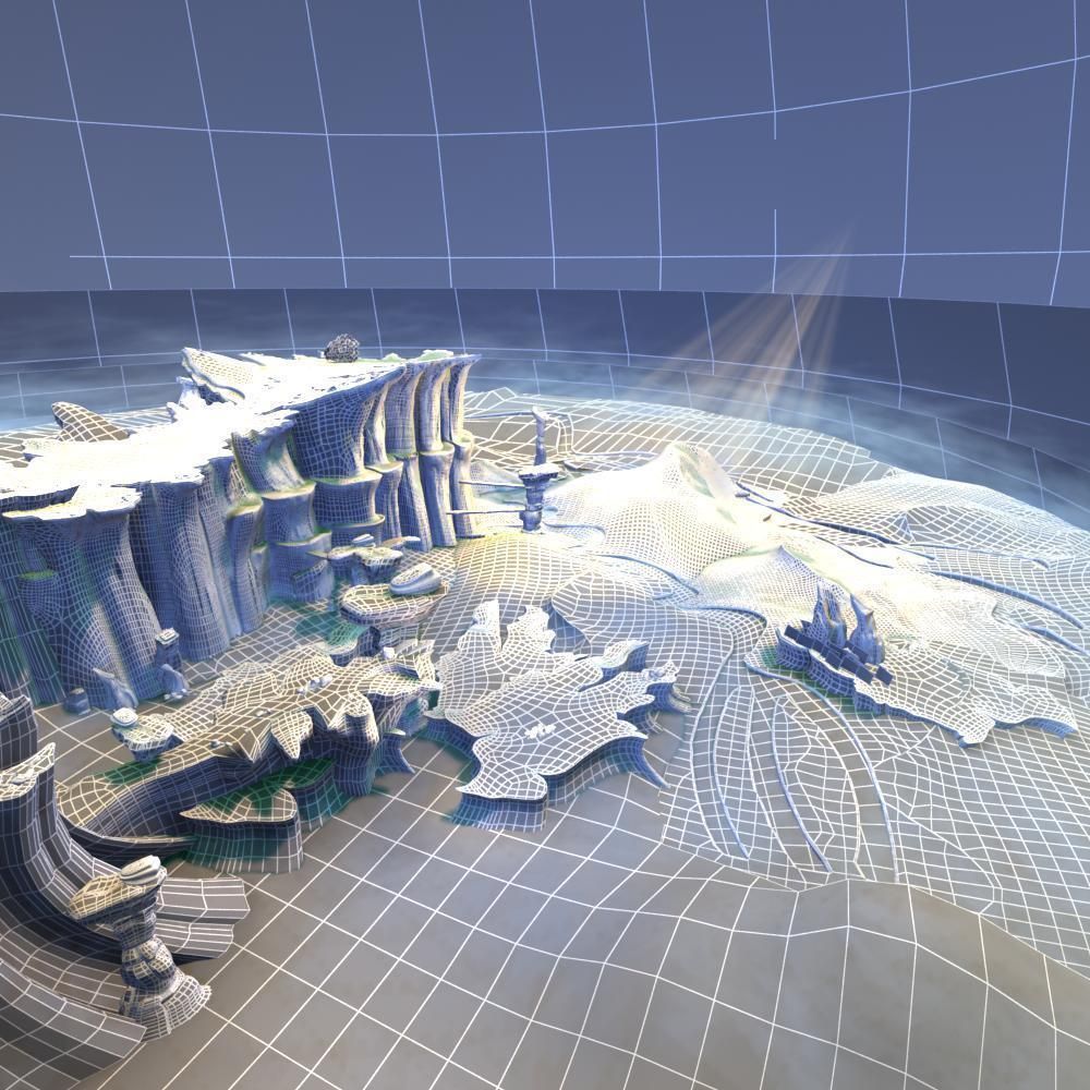 Mountain  Scene 3D model_12