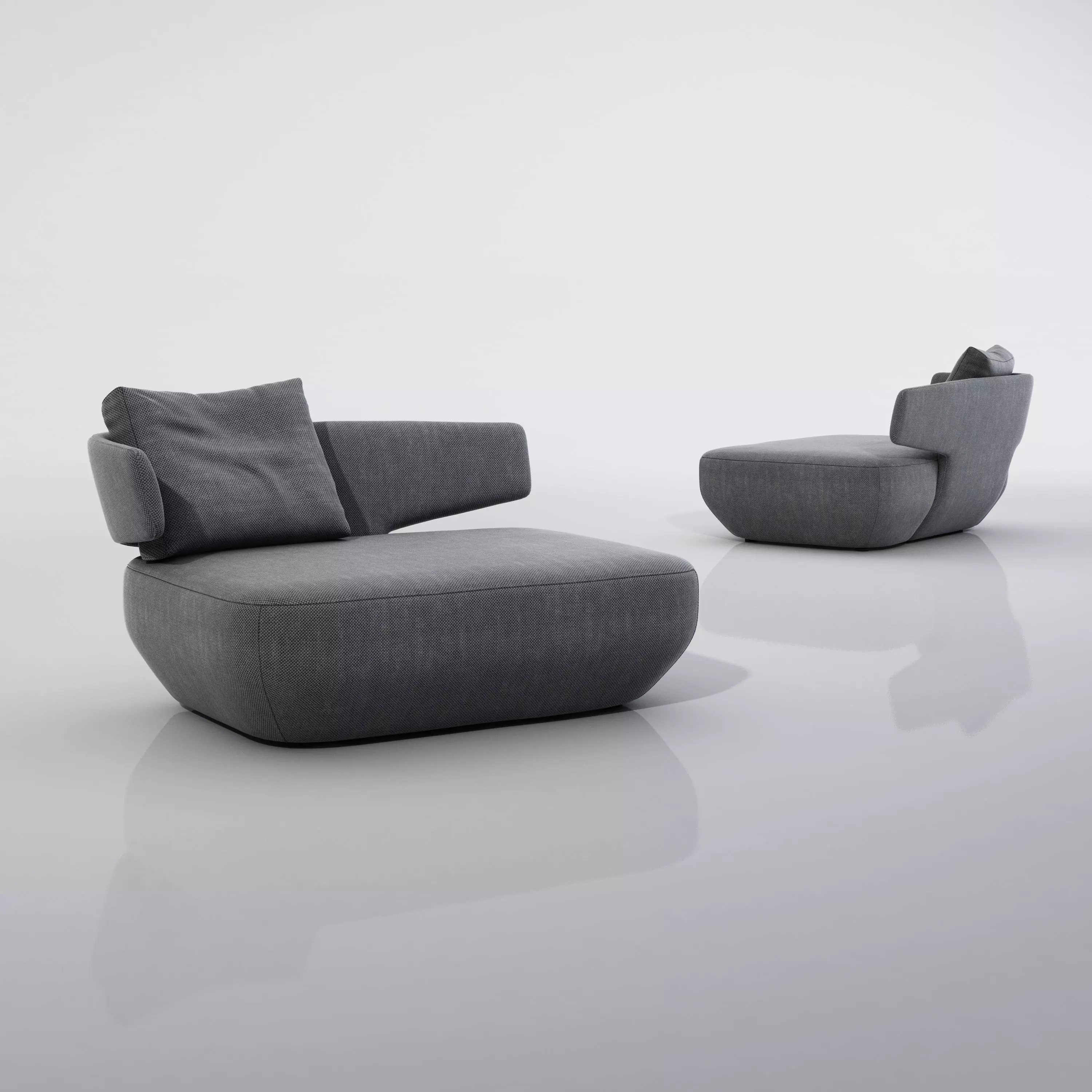 Viccarbe Levitt Armchair 3D model