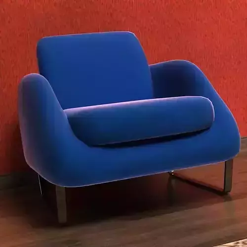 Sofa lounge chair with walls