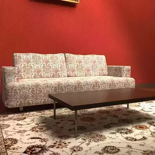 Sofa living room with and coffee table