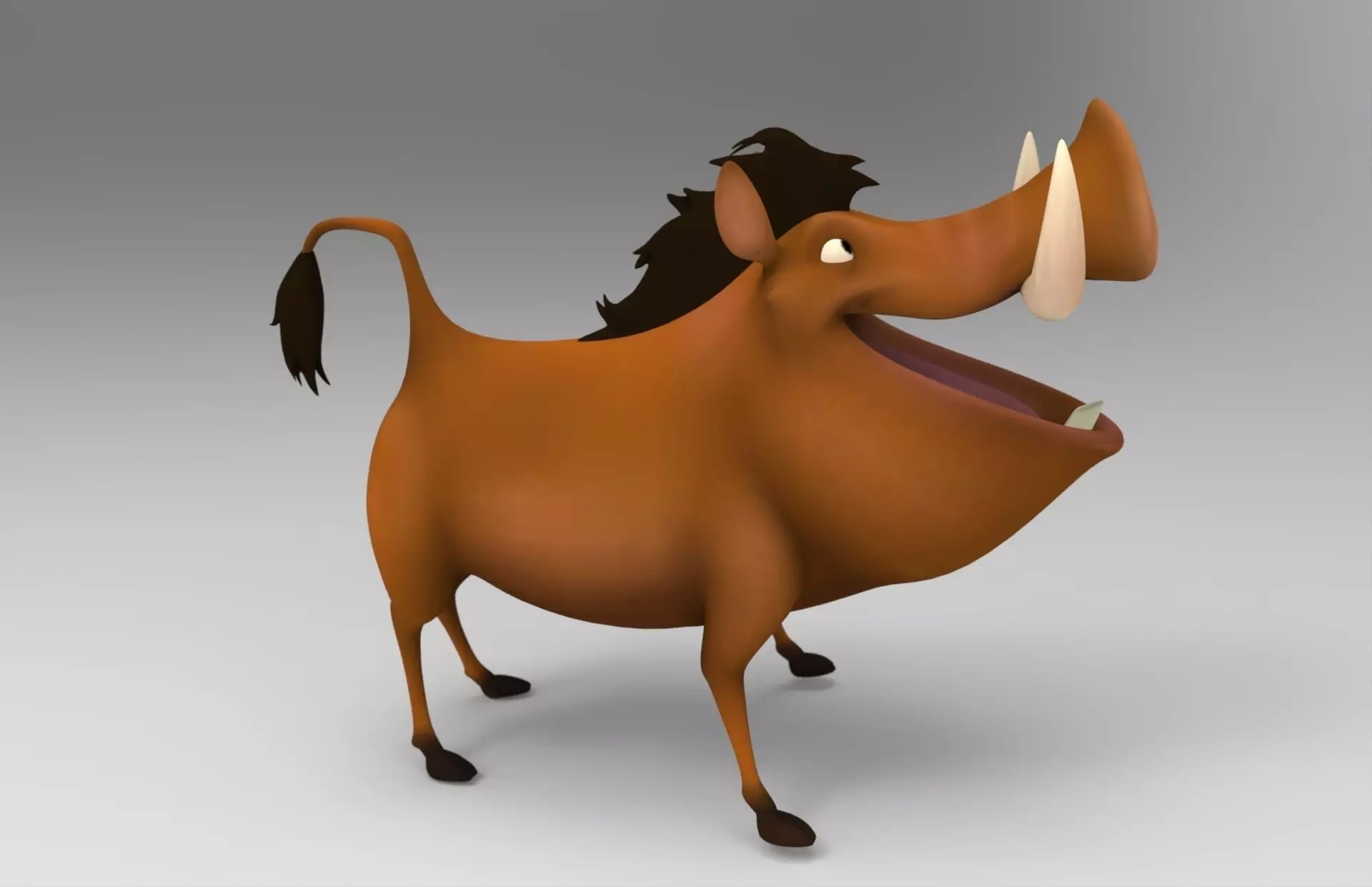 Pumba warthog from lion king 3D model