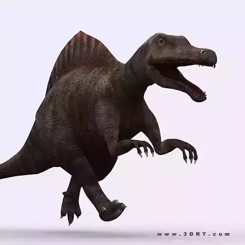 3DRT - Dinosaurs - Spinosaurus Low-poly 3D model