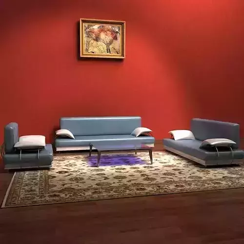 Sofa living room with couches and walls