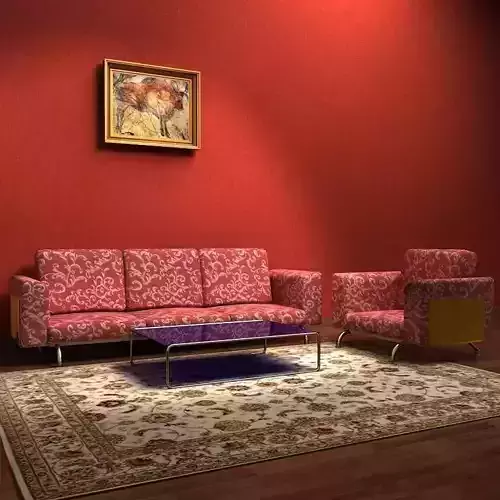 Sofa living room with walls