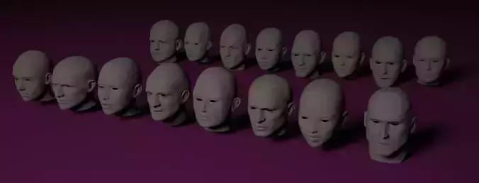 Human Heads 3D model