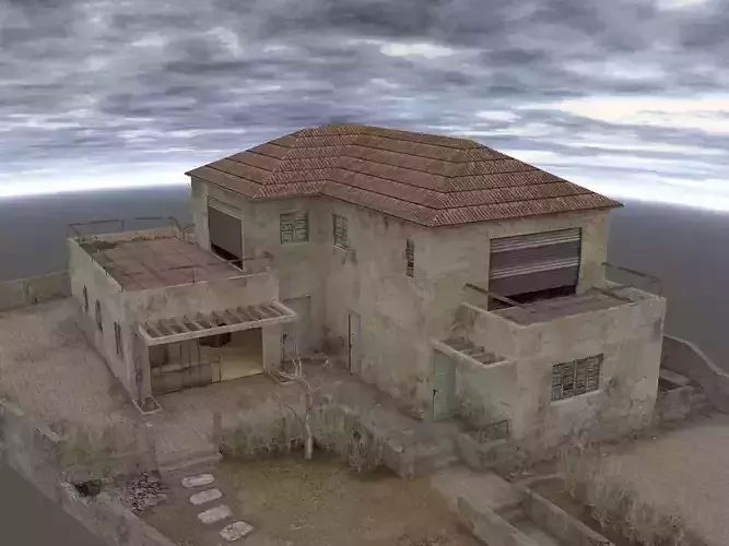 An abandoned private house