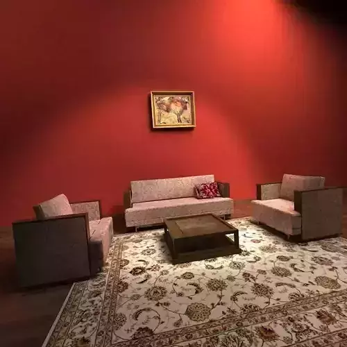 Sofa living room with walls