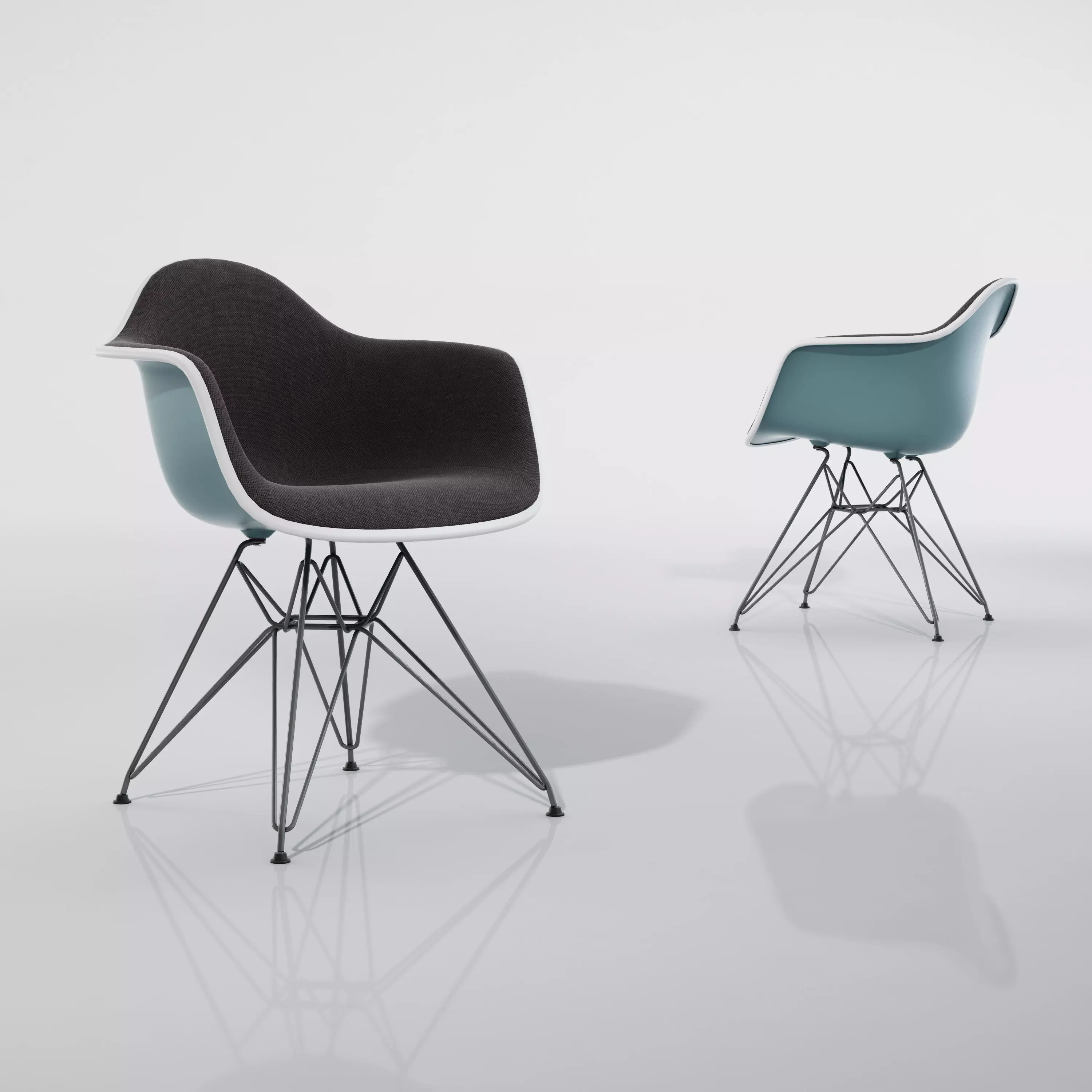 Vitra Eames Plastic Armchair Dar 3D model