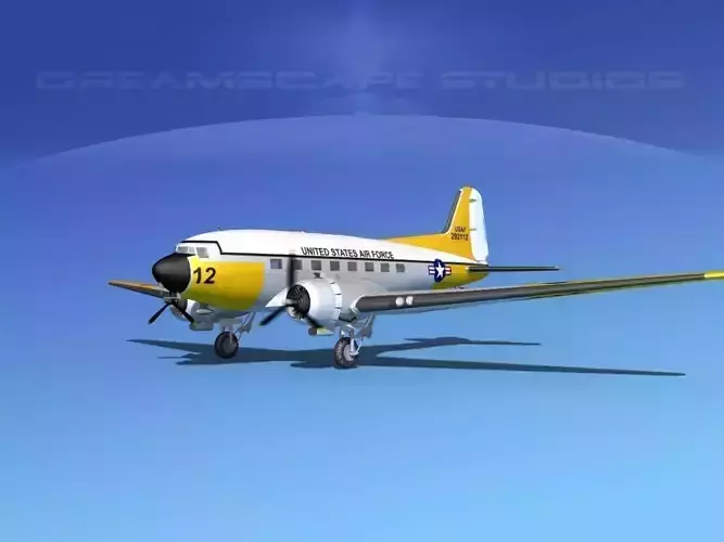Douglas C-47 Dakota USAF V02
