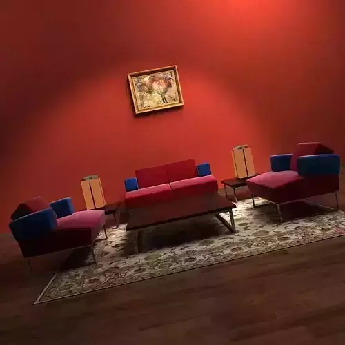 Sofa living room with walls