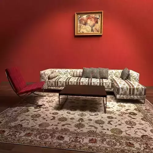 Sofa living room with walls