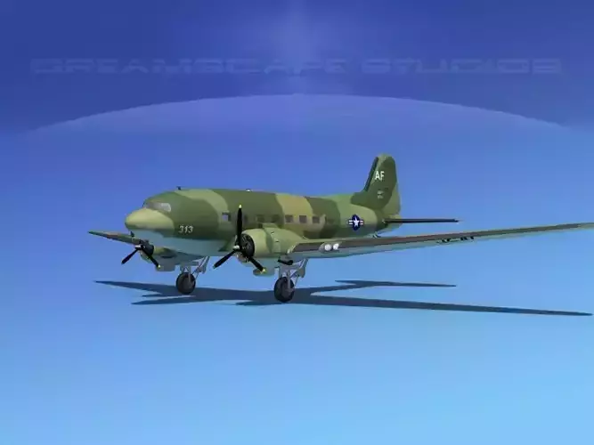 Douglas C-47 Dakota USAF V09