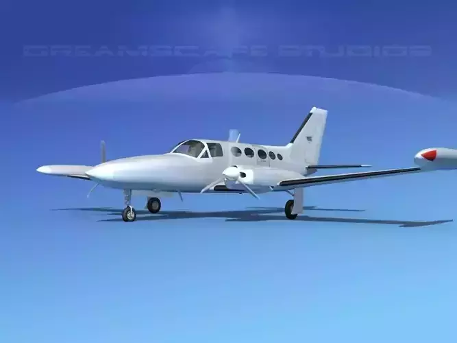 Cessna 414 Chancellor Bare Metal