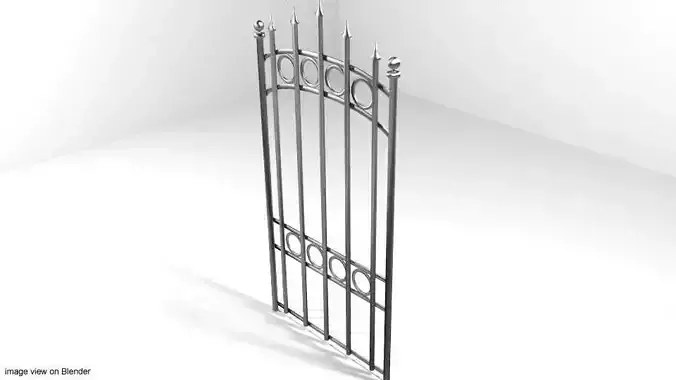Steel Gate Type 3 3D model