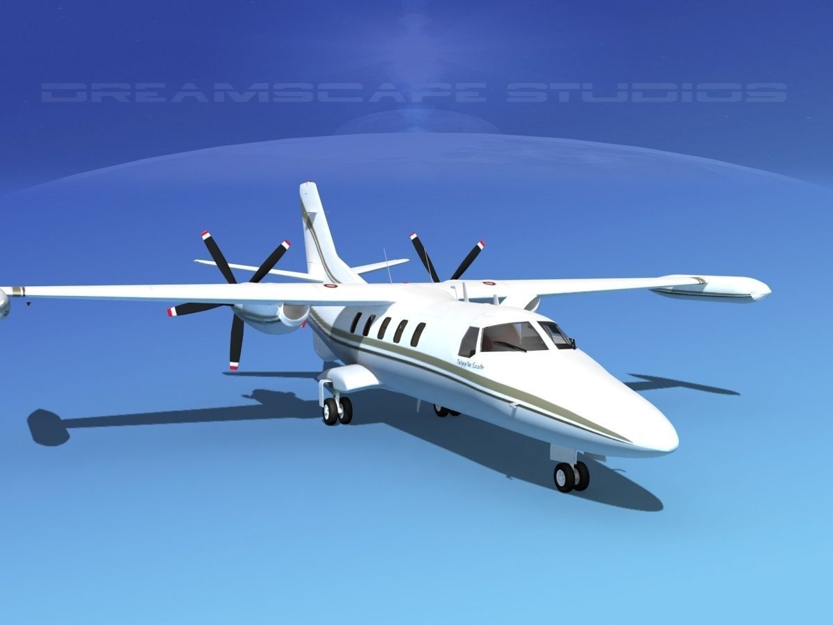 Dreamscape AF-46 Turbo Star Executive V05 3D model_2