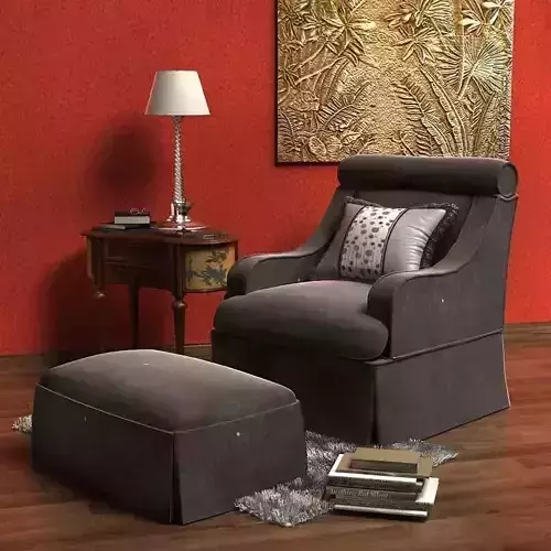 Sofa lounge chair and ottoman