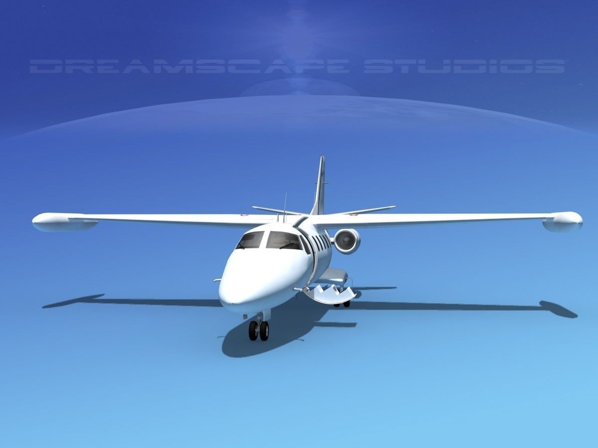 Dreamscape AT-48 Jet Executive V04 3D model_1