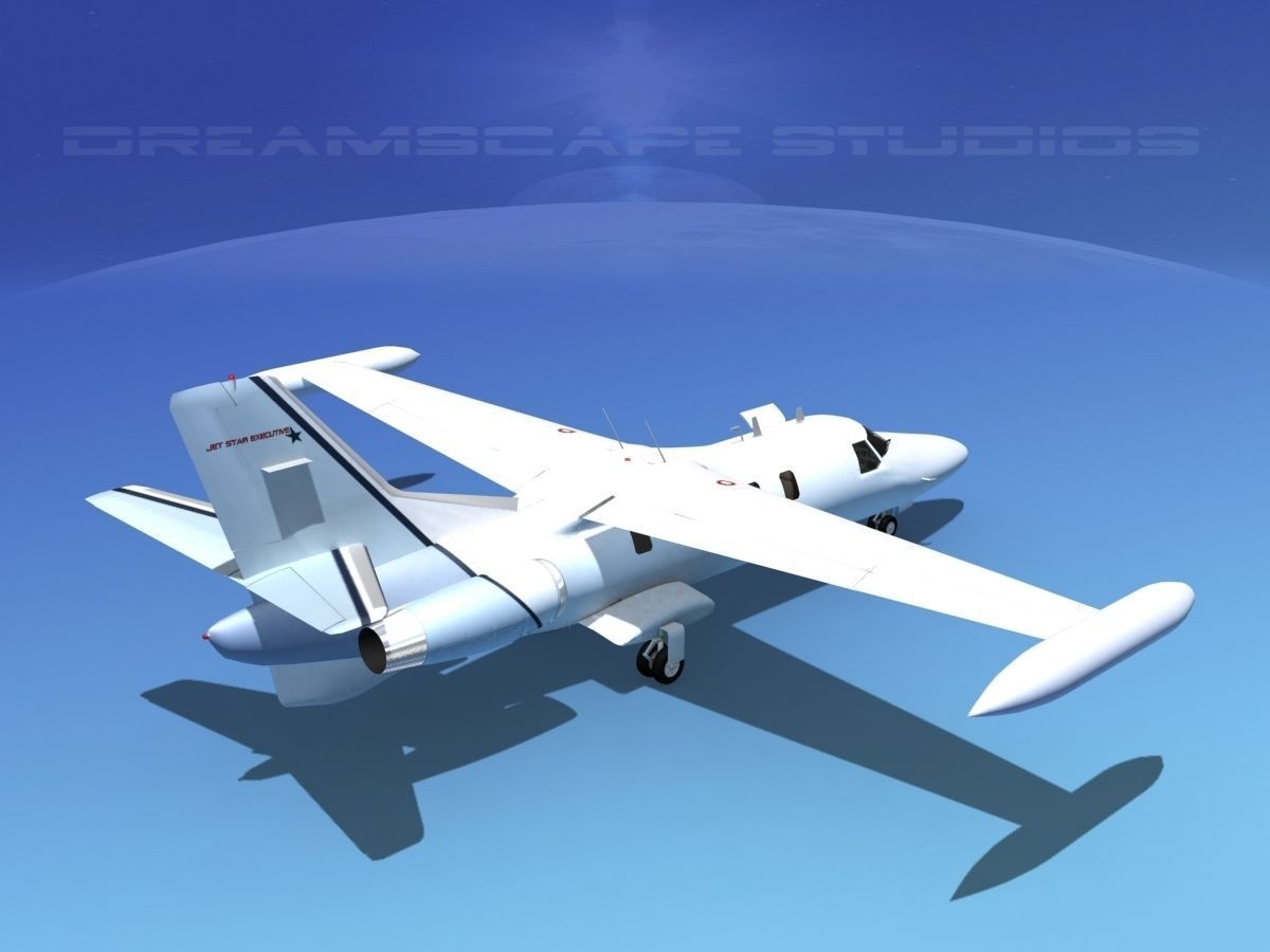 Dreamscape AT-48 Jet Executive V04 3D model_5