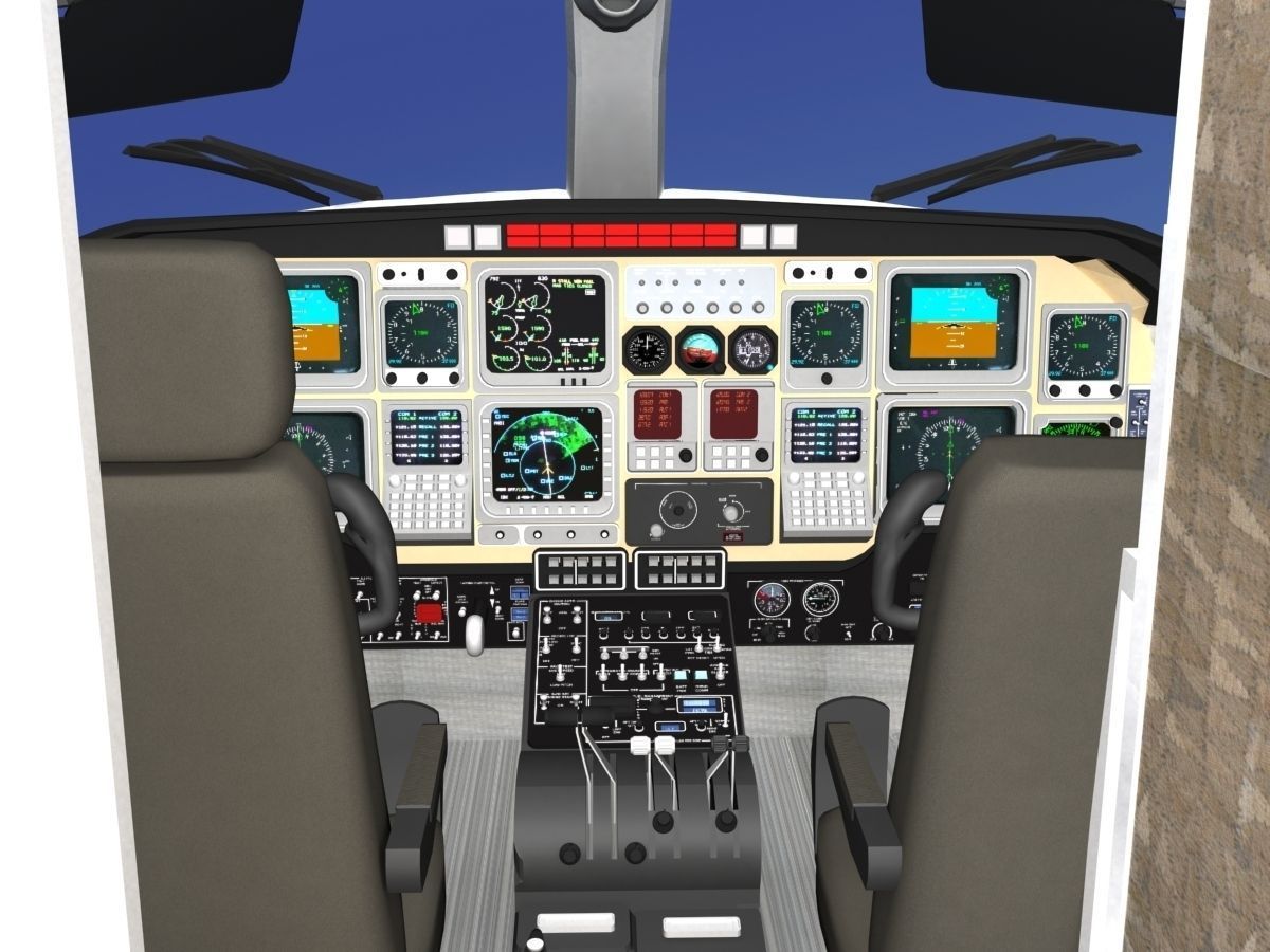 Dreamscape AT-48 Jet Executive V04 3D model_14