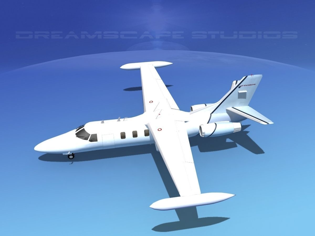 Dreamscape AT-48 Jet Executive V04 3D model_9