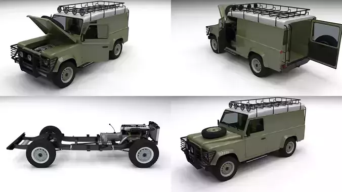 Full Land Rover Defender 110 Hard Top