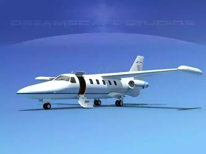 Dreamscape AT-48 Jet Executive V09 3D model