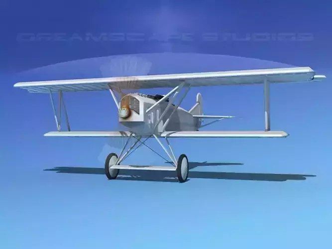 Fokker D-VII V00 3D model