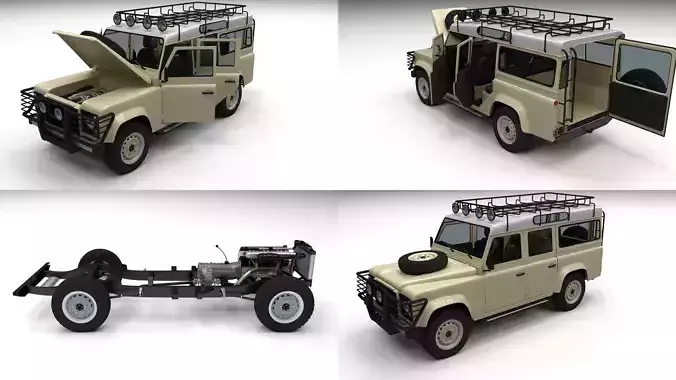 Full Land Rover Defender 110 Station Wagon