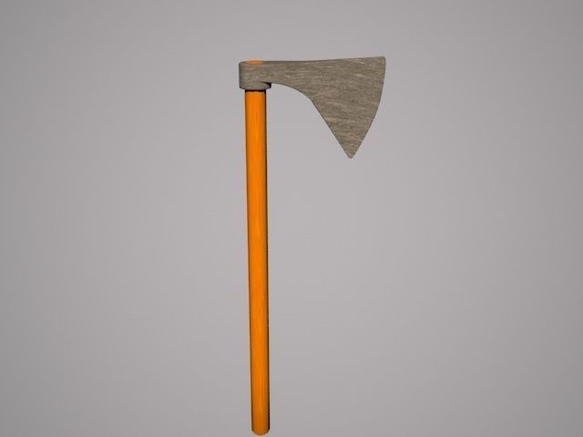 Axe - Low Poly Low-poly 3D model_2