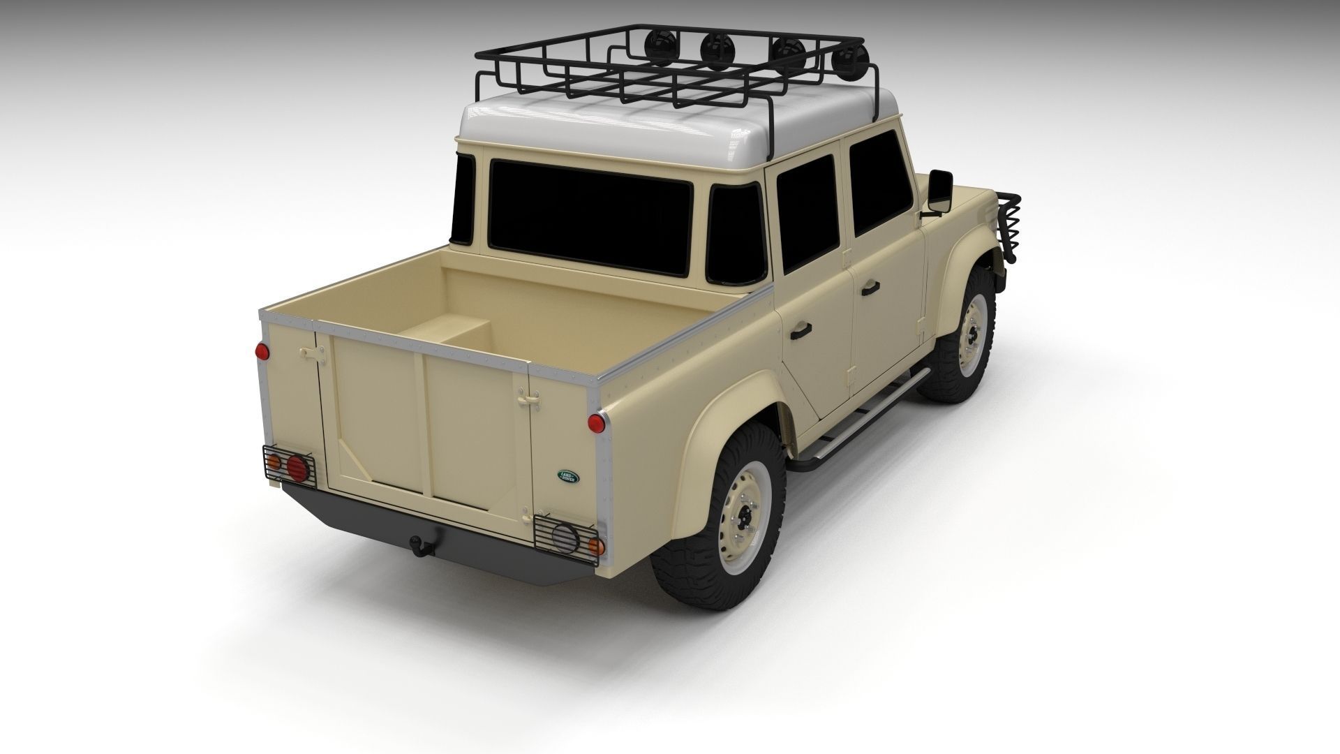 Land Rover Defender 110 Double Cab Pick Up 3D model_21