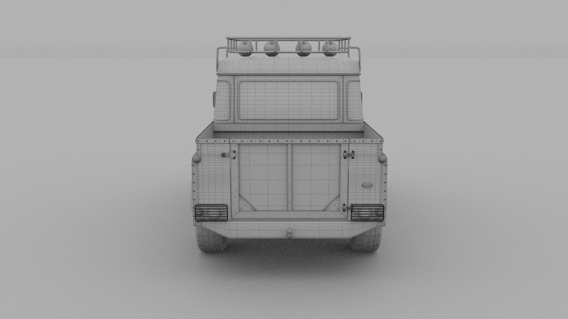 Land Rover Defender 110 Double Cab Pick Up 3D model_8