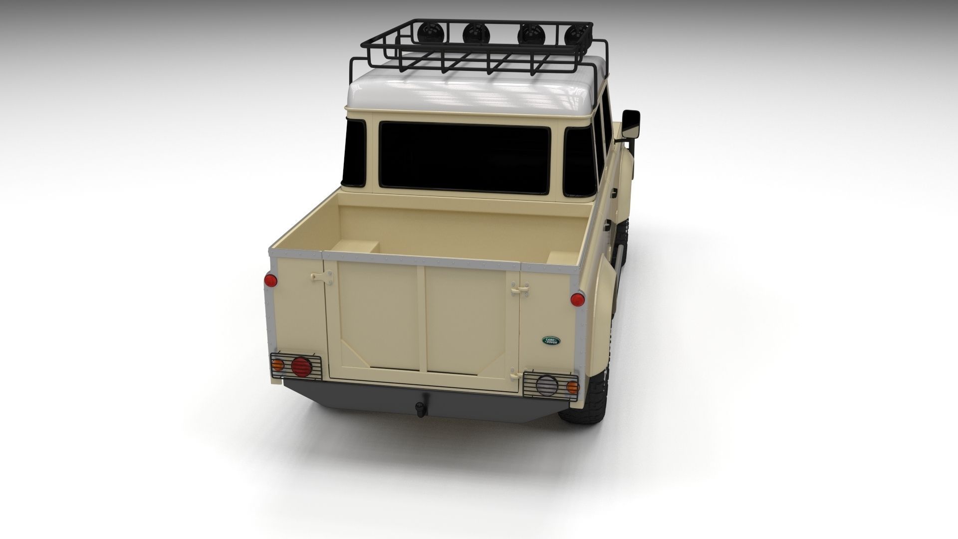 Land Rover Defender 110 Double Cab Pick Up 3D model_31