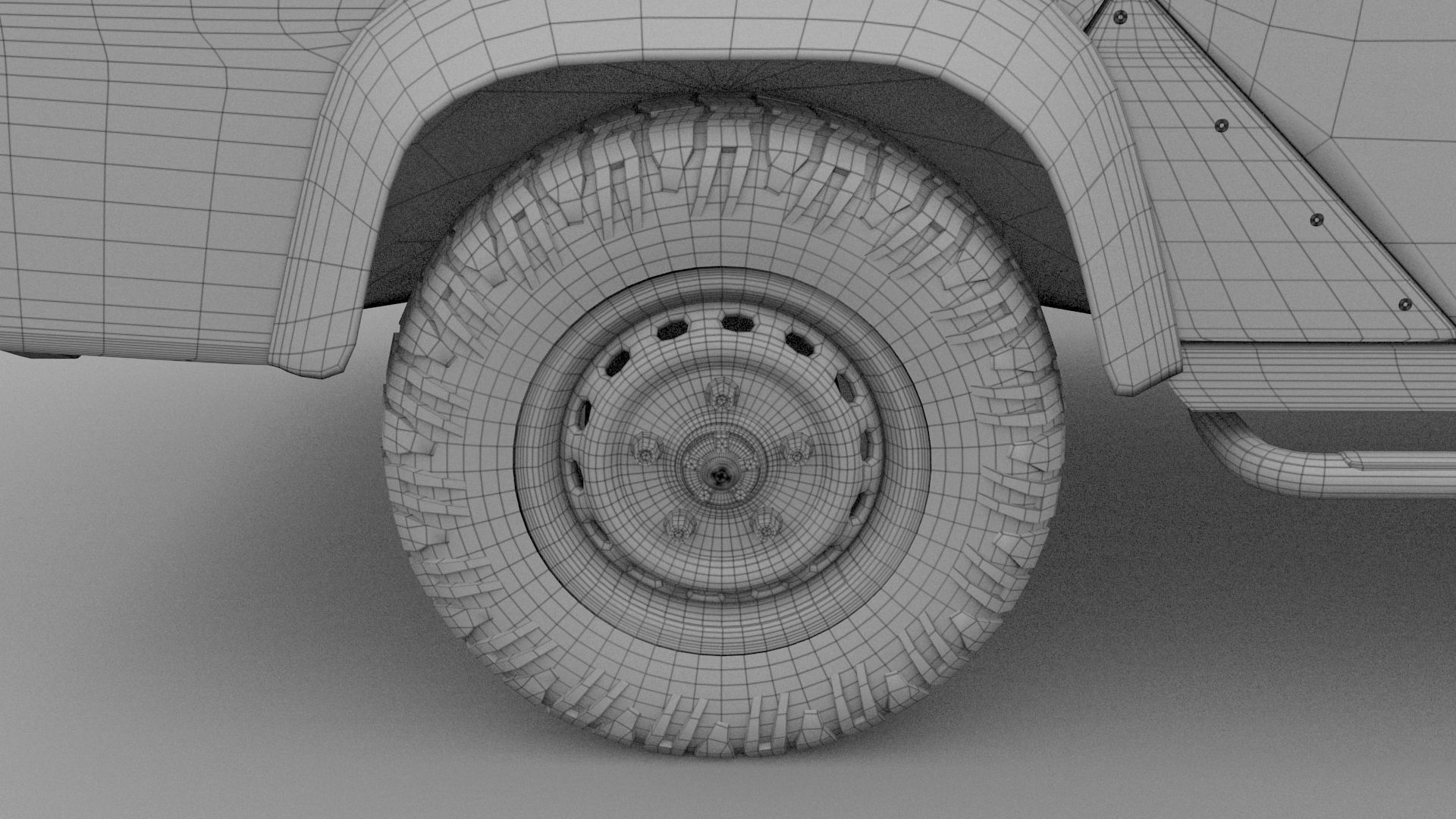 Land Rover Defender 110 Double Cab Pick Up 3D model_10