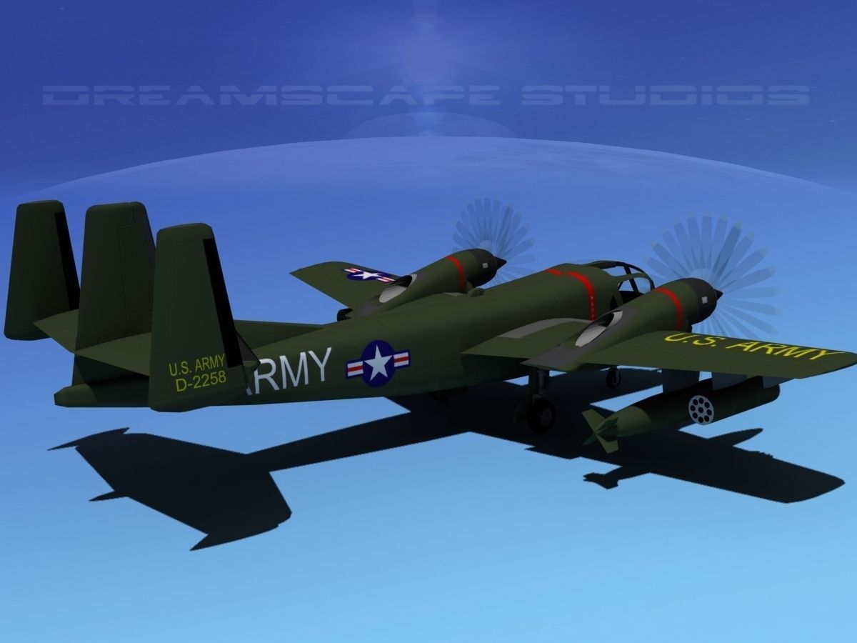 Grumman OV-1D Mohawk V02 3D model_5