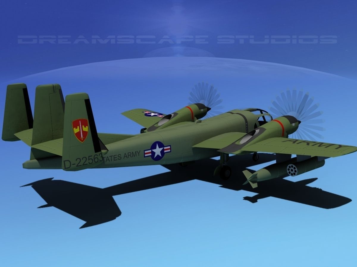 Grumman OV-1D Mohawk V04 3D model_5