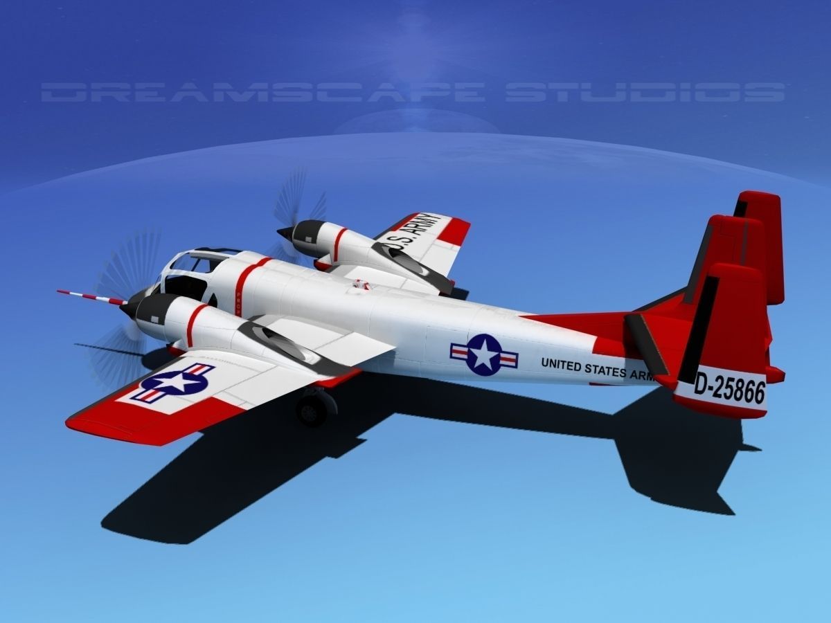 Grumman OV-1D Mohawk V05 3D model_8