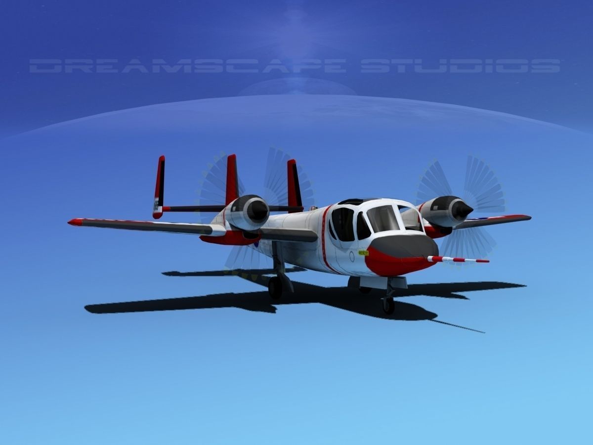 Grumman OV-1D Mohawk V05 3D model_2