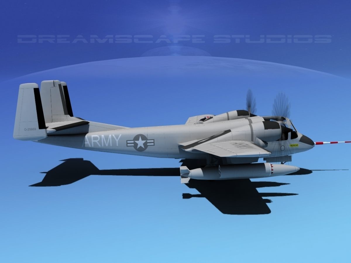 Grumman OV-1D Mohawk V06 3D model_4