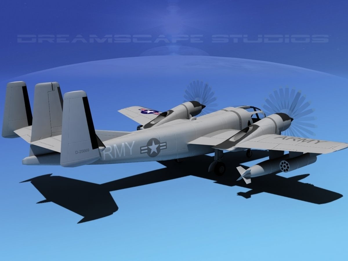 Grumman OV-1D Mohawk V06 3D model_5