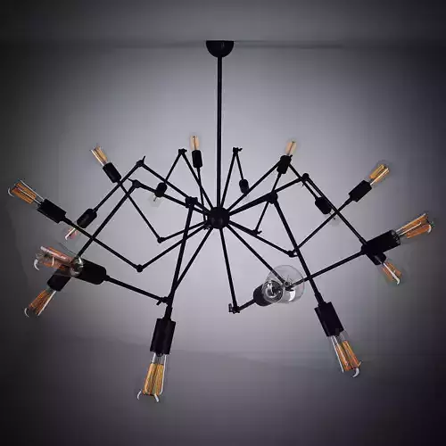 Lamp spider chandelier
